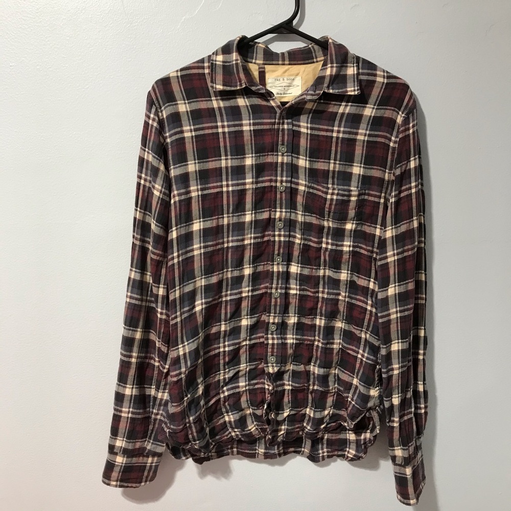 Rag & Bone Men’s Button-up Shirt Tailored Workwear